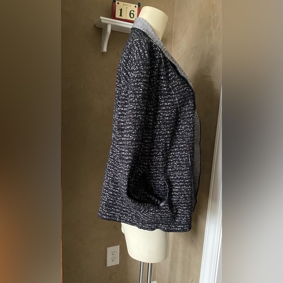 Tribal Spring blazer Jacket Cardigan black and white size 16 XL, 100% cotton - Picture 7 of 12